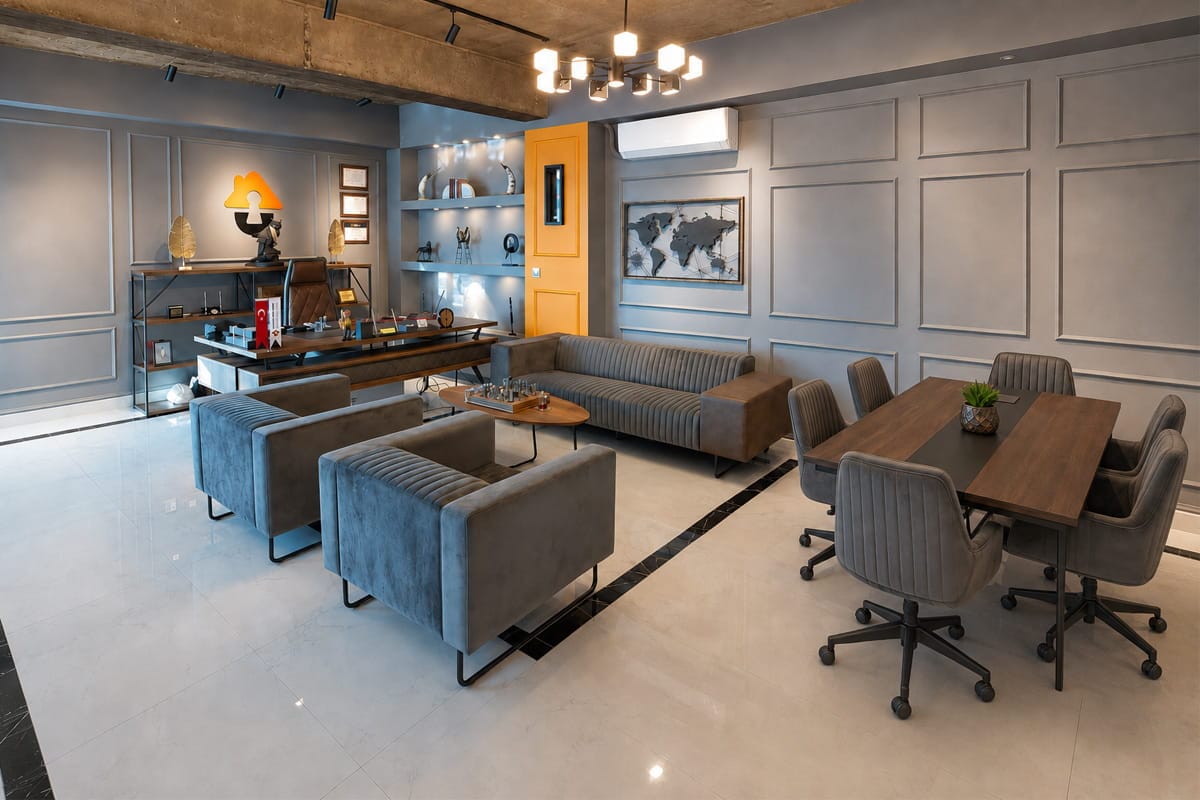 Coldwell Banker Tower Çayırova yönetici ofisi tasarımı